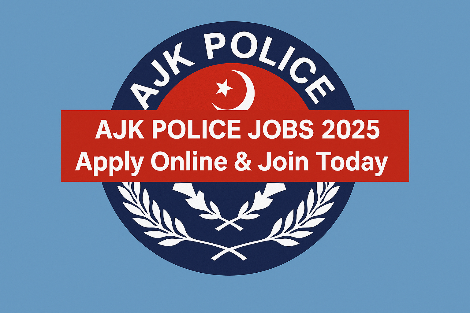 AJK Police Jobs 2025 recruitment banner