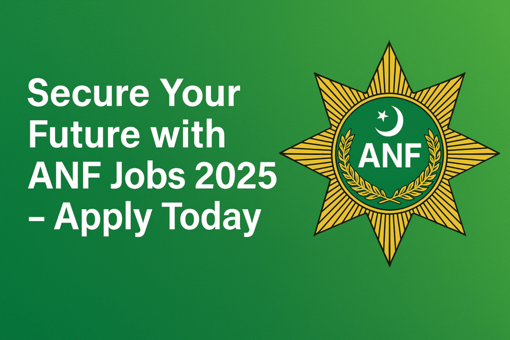 ANF Jobs 2025 green banner with official emblem