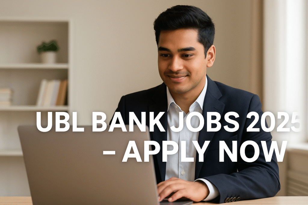 Candidates applying for UBL Bank Jobs 2025 online